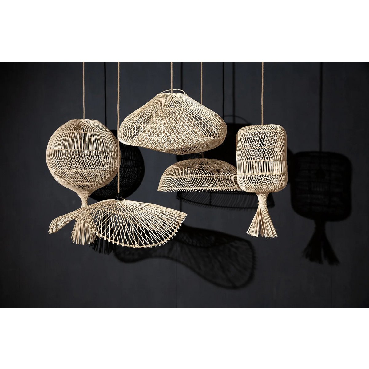 De Wonton Vloerlamp - Hanglamp - Naturel